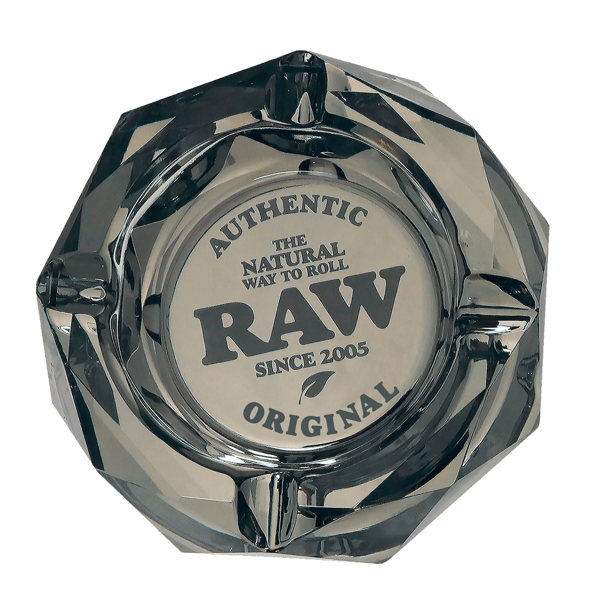 RAW GLASS ASHTRAY DARKSIDE
