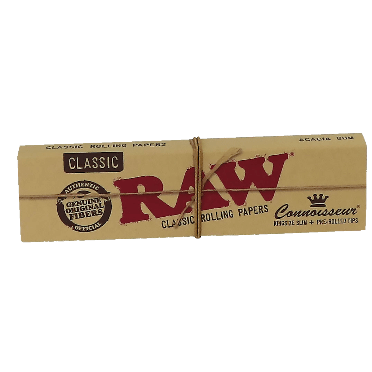RAW CONNOISSEUR KING SIZE SLIM PAPERS WITH PREROLLED TIPS