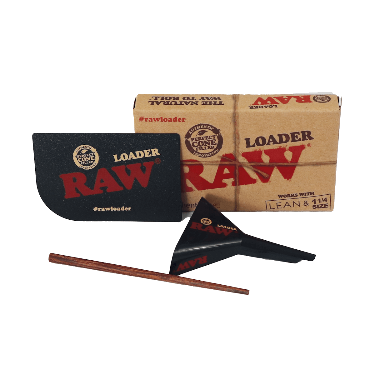 RAW® CONE LOADER LEAN - FILLS 1¼ SIZE AND LEAN
