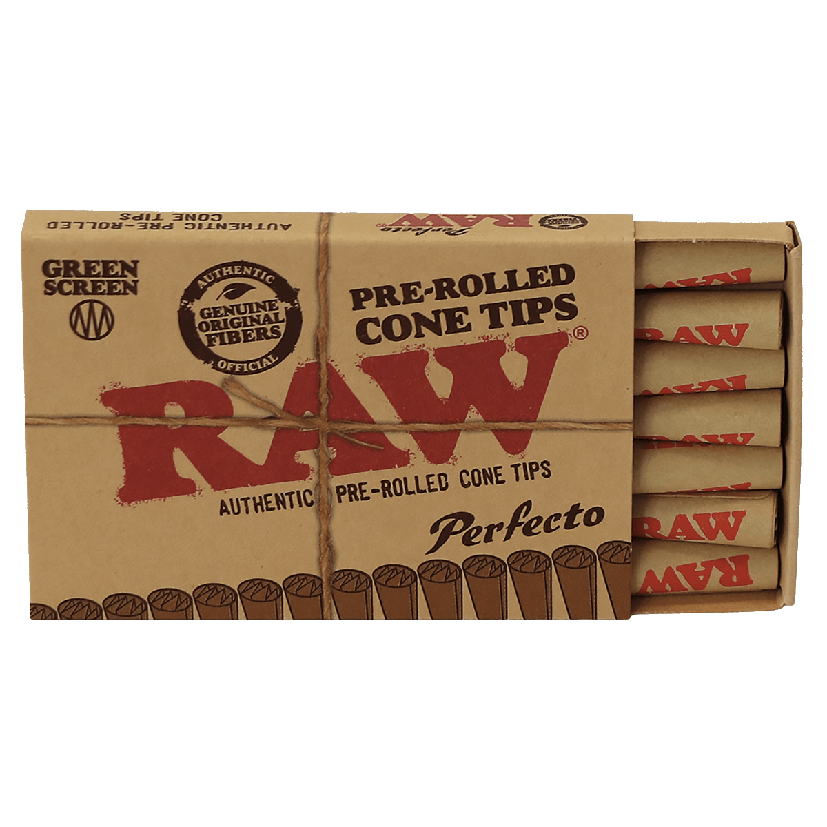 RAW PREROLLED CONE TIPS