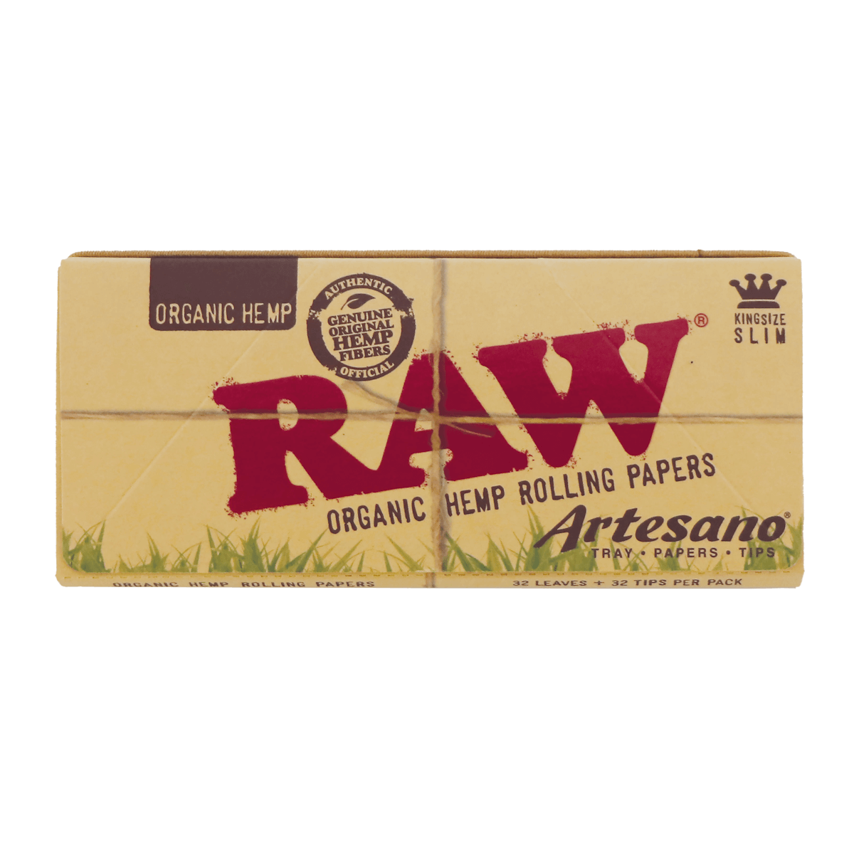 RAW® ORGANIC ARTESANO KING SIZE SLIM - PAPERS WITH TRAY+TIPS
