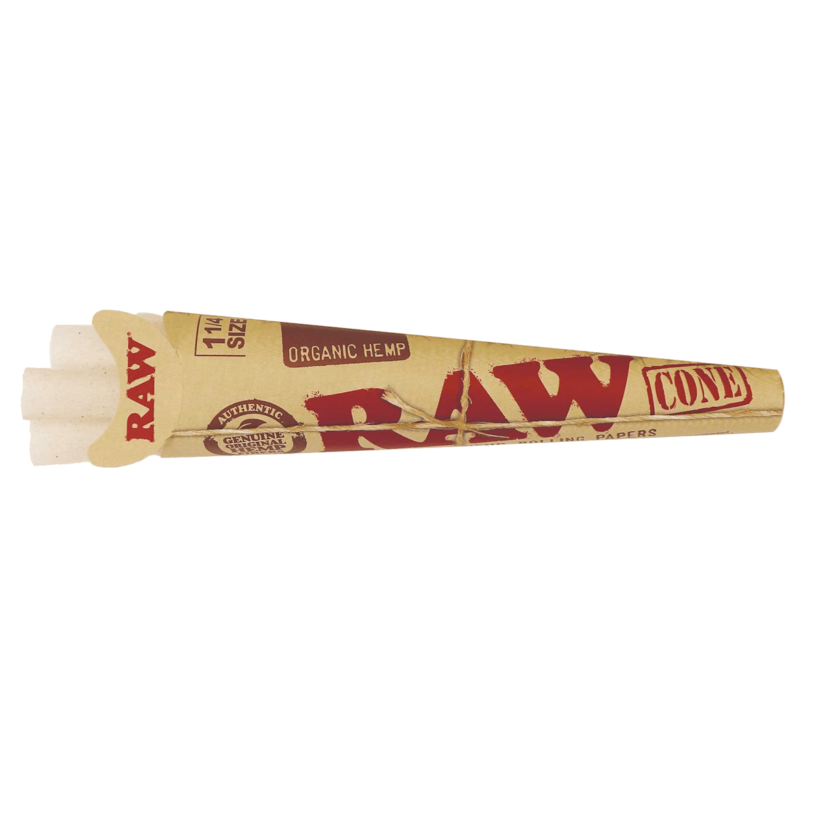 RAW ORGANIC PREROLLED CONES 1¼ SIZE - 6ct