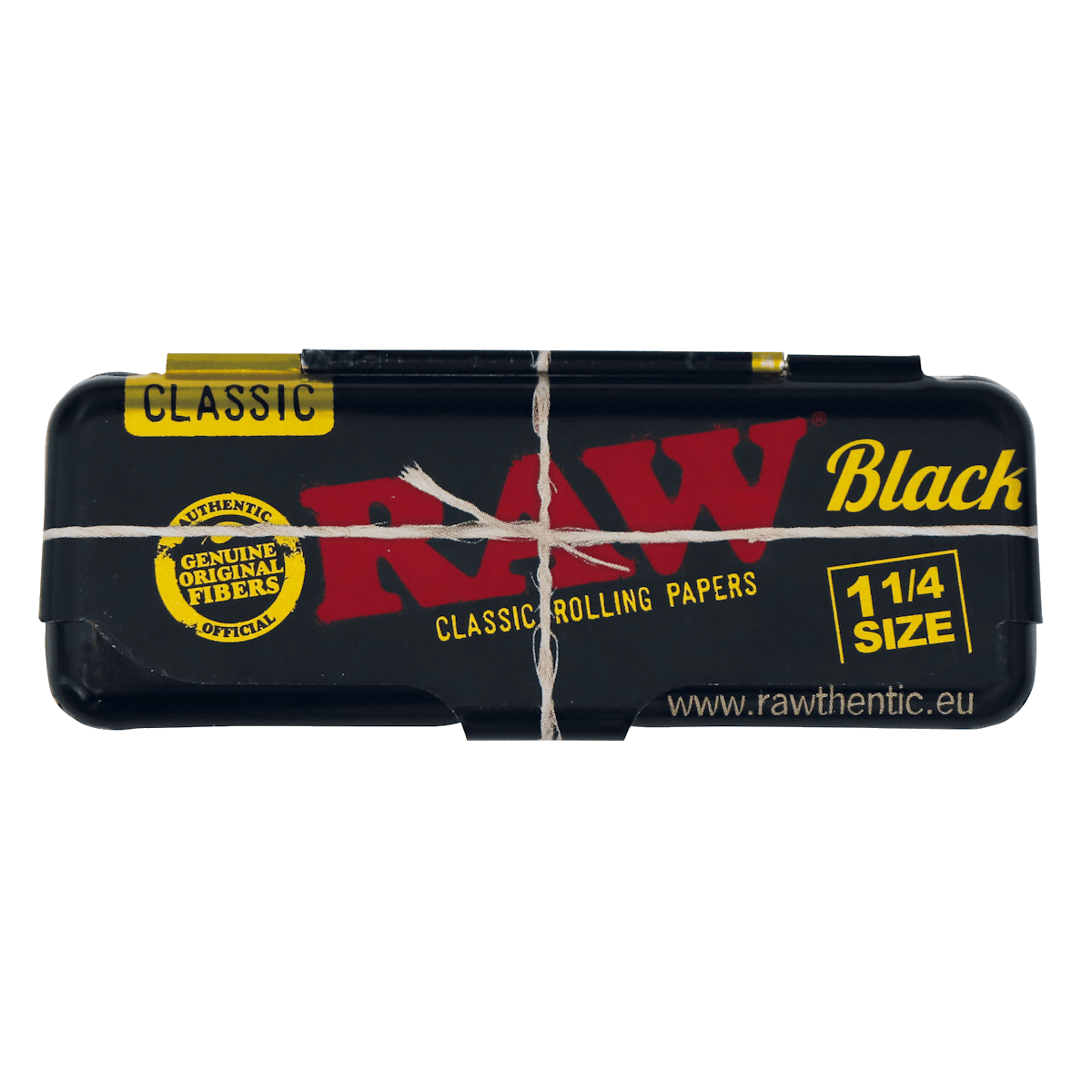 RAW BLACK PAPER TIN 1 1/4