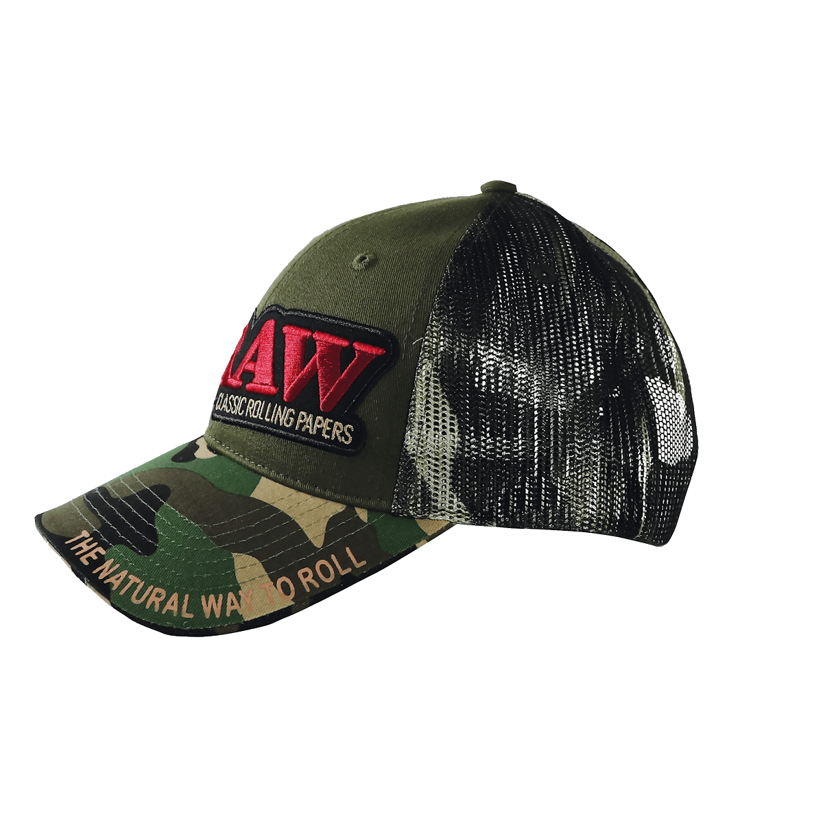 RAW TRUCKER HAT CAMO