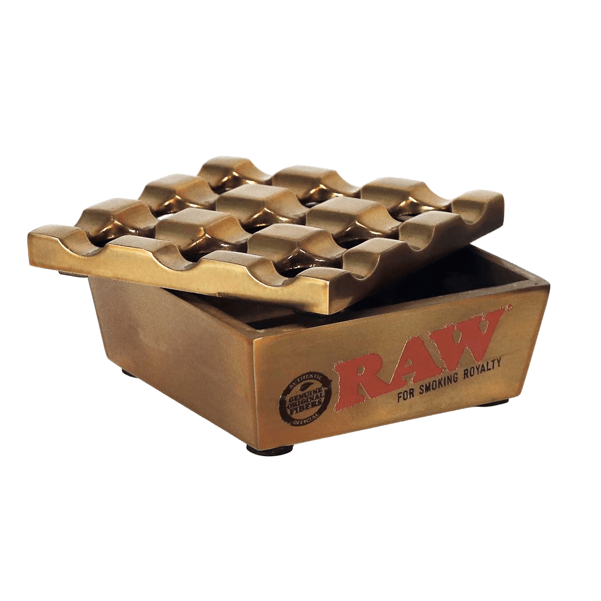 RAW REGAL WINDPROOF METAL ASHTRAY - GOLD