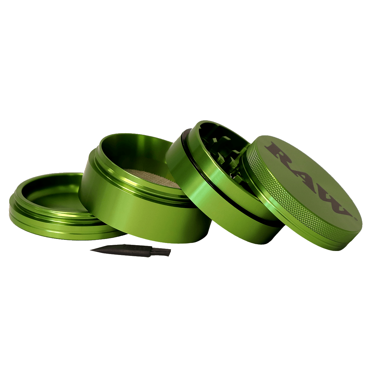 RAW RAW GRINDER ALUMINIUM GREEN 4 PART 56MM