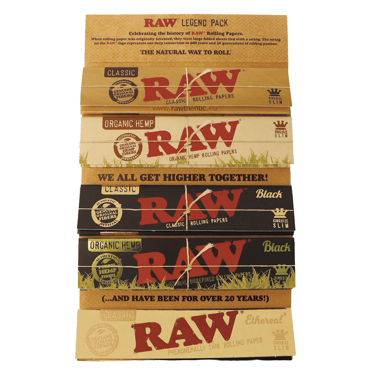 RAW LEGEND PACK SLIM BOX