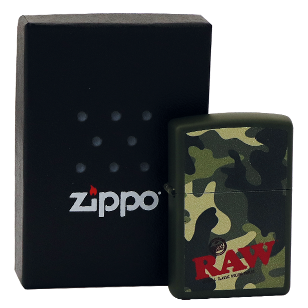 RAW ZIPPO CAMO
